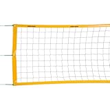 Sport-Thieme Beachvolleyball-Netz Comfort | Schnellverschlüsse, Glasfaserverstärkt, Knotenlos, 6-Punkt-Aufhängung | 8,50 x 1 m o. 9,50 x 1,00 m | Wetterfestes Polyethylen | Markenqualität