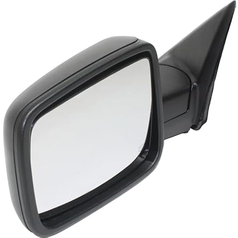 Garage-Pro Driver Side Power Heated Mirror for Ram 1500 2014-2018 Manual Fold Without Signal Light & Puddle Lamp Textured With Remote Entry Group Package, w/o Towing Package Cover
