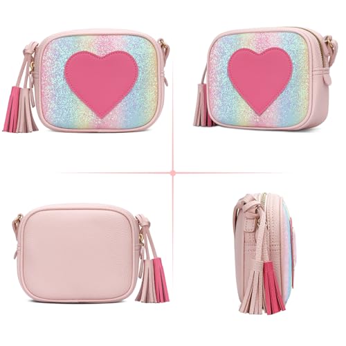Image of KKXIU Birthday Gifts for Girls Initial Toddler Purse Cute Kids Crossbody Bag