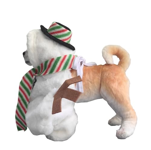 Disfraz de perro Snowman Halloween Talla L miniatura 2