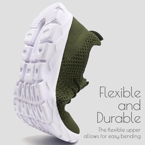 Image of ZGPWZWL Mens Running Shoes Fashion Sneakers Tennis Walking Casual Athletic Lightweight Breathable Workout Gym Comfortable Shoes