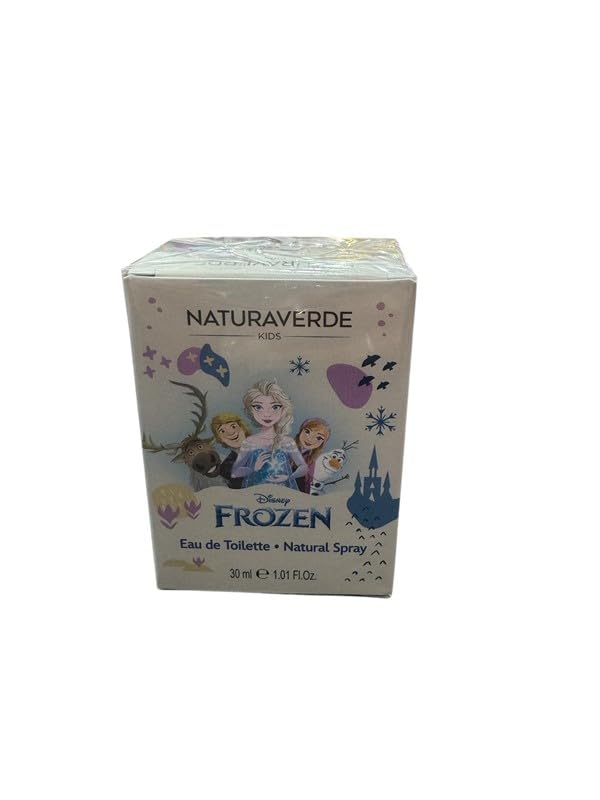 NATURAVERDE Kids - Frozen Eau De Toilette 30 ml Duft inspiriert von Arendelle für Mädchen, süß und zart, dermatologisch getestet