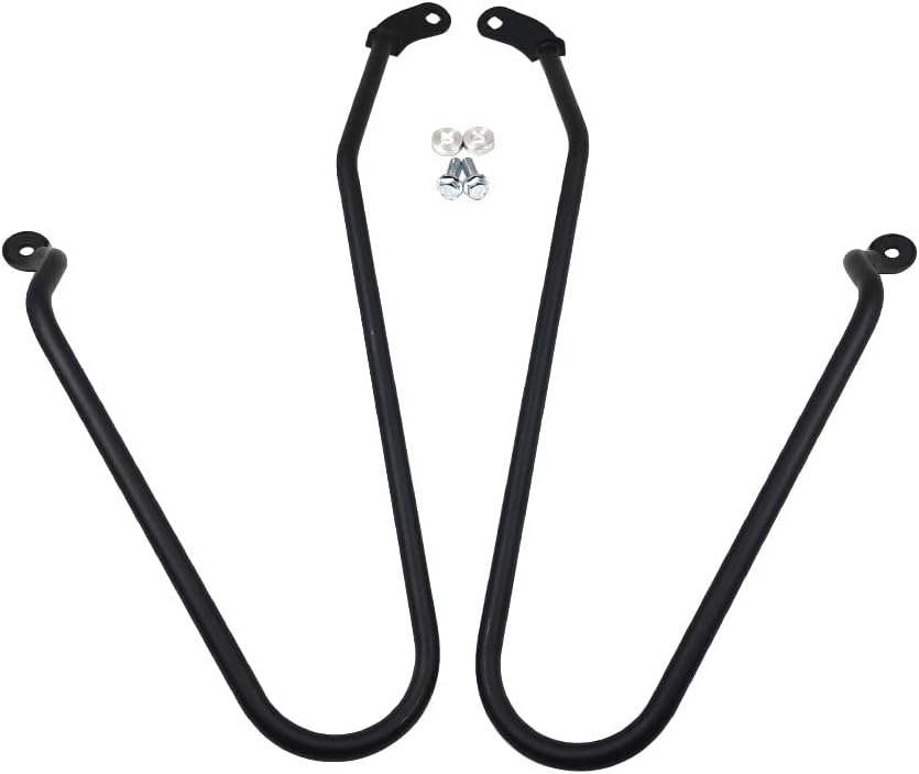 Pannier Rail Saddlebag Supports Burly Bars Saddle Bag Bracket Trunk for Triumph Bonneville Bobber Black Speedmaster 1200 2018-2023