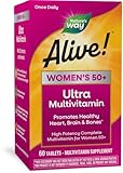Nature's Way Alive!® Once Daily Women's 50+ Multivitamin, Ultra Potency, Food-Based Blends (60 mg per serving), 60 Tablets