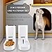 Pets Automatic Feeder Set,Cats Dogs Water Dispenser and Food Feeder,Gravity Feeder for Small Animals (Food and Water Feeder Set)