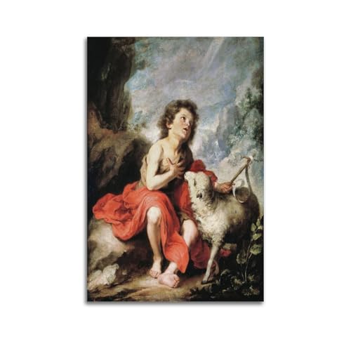 Reproduction d'art Murillo Saint Jean-Baptiste pour sublimer votre salon de 61x91 cm