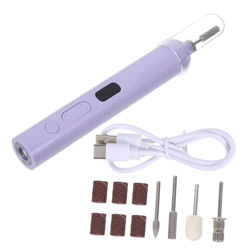 Ponceuse à ongles électrique légère et sans fil avec foret pour callosités et manucure