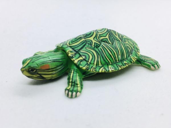 【みどりがめ】 添配や盆景に【ミニチュア 緑亀（みどりがめ） 幅3．5cm】かめ