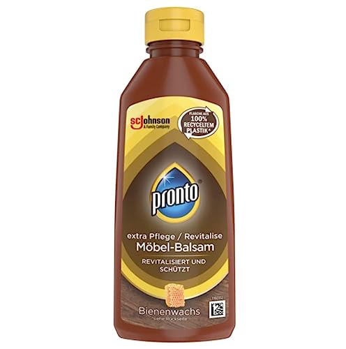 Pronto Möbel Balsam Bienenwachs, Möbel-Wachs, Oberflächenreiniger für Möbel, 1er Pack (1 x 200 ml)