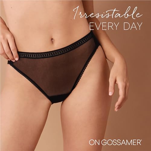 OnGossamer Women's Gossamer Mesh Hi-Cut Brief Panty3