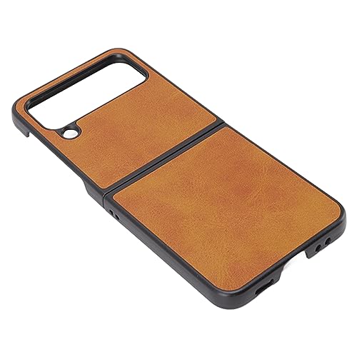 Skyddande fodral för Samsung Galaxy Z Flip 4, brun, vikbart, anti-fall
