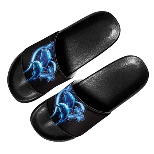 Image of Footwear for Mens Open Toe Athletic Sandals Anti-Slip Sole Slide Sandals Pillow House Flat Shoes Comfortable Slip On Slippers for Indoor & Outdoor