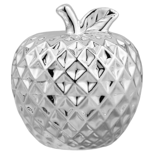 iplusmile Ornement De Pomme en Céramique Moderne Décoration Intérieure Élégante pour Table Salon Maison Artisanat Polyvalent 3.94X3.66X3.66 Pouces