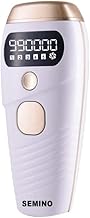 SEMINO BLISS Home IPL Hair Removal For Women And Men Permanent Painless Laser For Whole Body, Upgraded To 999,999 Flashes, Women/Men, At-Home Painless Hair Remover For Legs/Underarm/Arm/Body