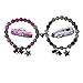 REEIRAMERCE New 2026 1Pair Cutie Cartoon Car Color Flag Star Charm Matching Bracelets Couples Beaded Bracelet Jewelry Gifts Fashion Accessories Creative Gift