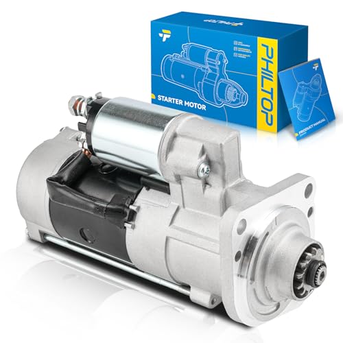 Image of PHILTOP Automotive Starter Compatible with 250f Super Duty, 350 Super Duty, F-450 Super Duty, F-550 Super Duty, 250f, 350, Excursion(7.3L) 12 Tooth for 17578N