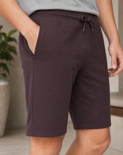 Image of Nobero V2 Shorts for Men | Zip Pocket Shorts | Regular Fit | Elasticated Waist | Soft & Breathable Fabric | Casual Everyday Wear