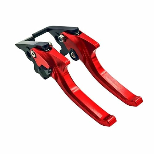 �p�[�L���O�u���[�L���o�[�Z�b�g �ɓK������XMAX300 �ɓK������XMAX400 �ɓK������XMAX250 2016-2017 CNC�p�[�L���O�n���h���N���b�`�u���[�L���o�[�I�[�g�o�C�A�N�Z�T���[(Red)