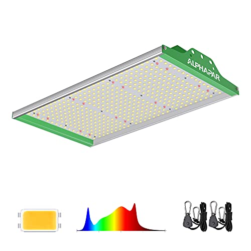 Topogrow Alphapar New Tech Sunlike Apq300 Led Grow Light Full Spectrum For Hydroponic Indoor Plants Growing Veg And Flower,Growing Light Fixture Lamp, Fit 2'X2' Grow Tent #TOP27