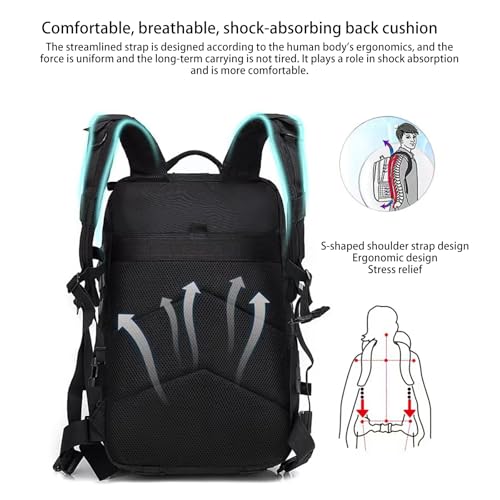 Sac à dos tactique pour randonnée et ordinateur 50L