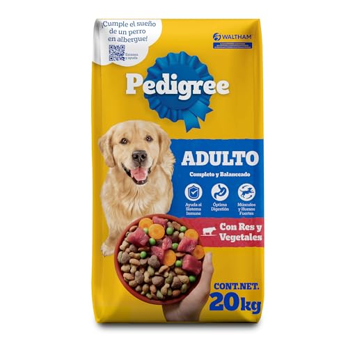 Pedigree Croquetas para Perros Adultos Sabor Res y Vegetales 20kg
