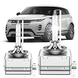 SENROBO Fit for Land Rover 2010-2019 Range Rover Evoque Sport 2015-2019 Discovery Sport 2010-2015 LR4 D3S HID Xenon Headlight Bulbs, High Low Beam Light Bulb, 6000K Cool White, Pack of 2