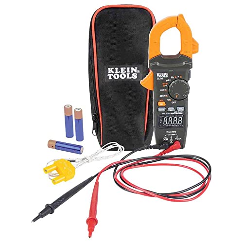 Klein Tools CL390 Digital Clamp Meter, Reverse Contrast Display, Auto Ranging 400A AC/DC, AC/DC Voltage,TRMS, DC Microamps, Temp, NCVT, More Klein Tools CL390 Digital Clamp Meter, Reverse Contrast Display, Auto Ranging 400A AC/DC, AC/DC Voltage,TRMS, DC Microamps, Temp, NCVT, More