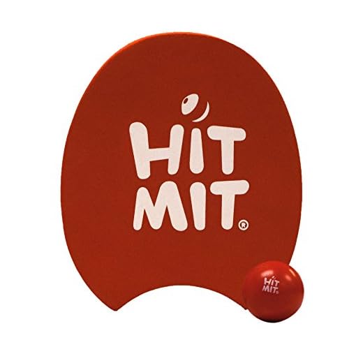 JOOLA Conjunto de luvas Hit Mit HM107 Sport Squad The Paddle, vermelho escuro