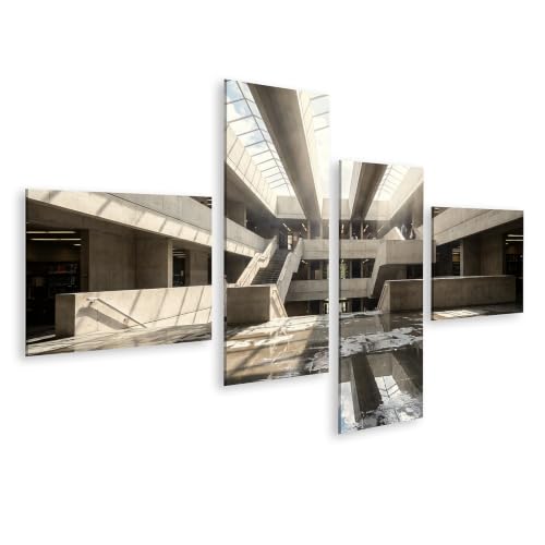 Impression sur toile Atrium majestueux par islandburner | Tableau déco murale de bureau 4 pièces