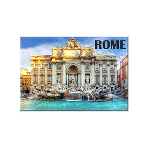 Imán Roma Fuente Trevi 2x3 Pulgadas Souvenir miniatura 1