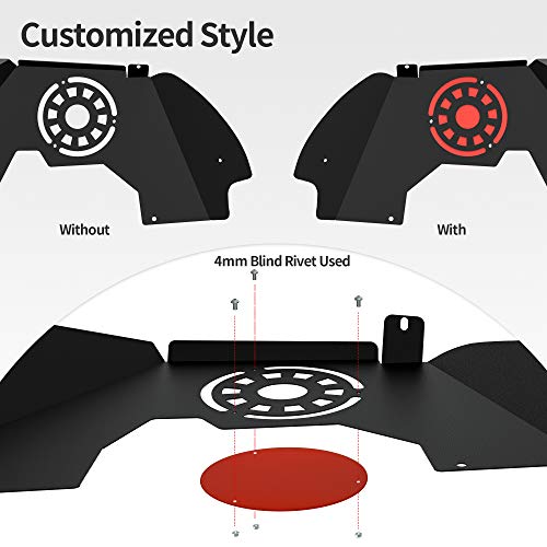Image of oEdRo Front Inner Fender Liners Fits 18-26 Jeep Wrangler JL Unlimited