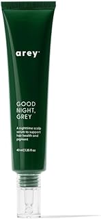Arey Good Night, Grey Overnight Scalp Serum | Supports Color Production, Improves Hair Density & Reduces Scalp Stress | Lightweight, Oil-Free Night Treatment | 40ml