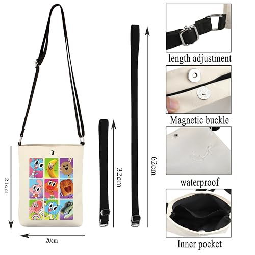 G2TUP Cartoon Inspired Gift Crossbody Bag Best Friend Travel Bag Cartoon Cosplay Merch3