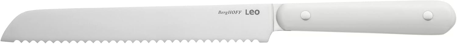 BergHOFF Spirit 7Pc Knife Block Set, Kitchen Knives, Wood Block, Stainless Steel Sharp Blade, Anti-skid Base, Strong Magnet for Scissors