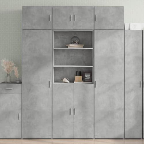 Teenpull Highboard - Armario de madera (70 x 42,5 x 185 cm, compartimentos abiertos, versátil, para salón, pasillo, dormitorio, capacidad de carga de 100 kg)