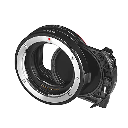 Image of Meike MK-EFTR-C Drop-in Filter Mount Adapter for Canon EF to EOSR with Variable ND Filter and UV Filter for EOS R R5 R6 RP R5C C70 Cameras