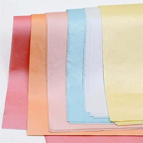 30pcs 50×35cm Metallic Color Tissue Paper,Pearlescent Shimmer Wrapping Paper Bulk for Birthday Wedding DIY Gift Decorations