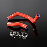 G-PLUS Silicone Radiator Hose Kit Compatible With Nissan Silvia SR20DET 200SX 240SX S13 S14 S15,Red