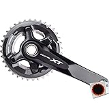  SHIMANO Kurbelgarnitur DEORE XT FC-M8000-B 180mm 36-26Z. 2x11f. Outboard schwarz