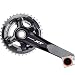 SHIMANO Kurbelgarnitur DEORE XT FC-M8000-B 180mm 36-26Z. 2x11f. Outboard schwarz