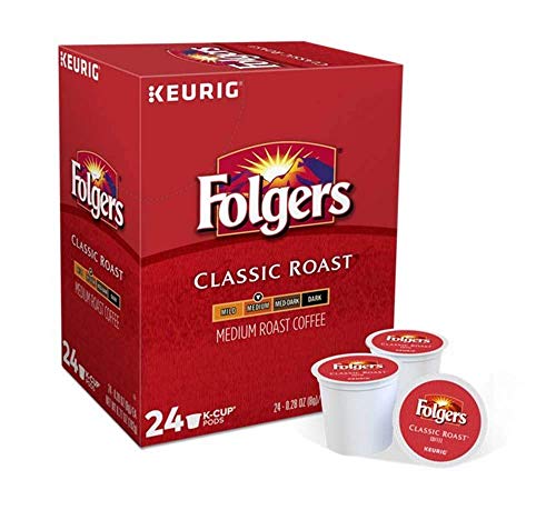 Image of Folgers Gourmet Selections Single Cup for Keurig Brewers, Classic Roast, 24 Count (Pack of 2)
