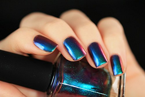 Image of ILNP Hush - Teal, Blue, Violet, Orange, Red Ultra Chrome Color Shifting Nail Polish