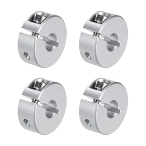 Sourcing Map 4 Stück Geteilte Klemmschäfte