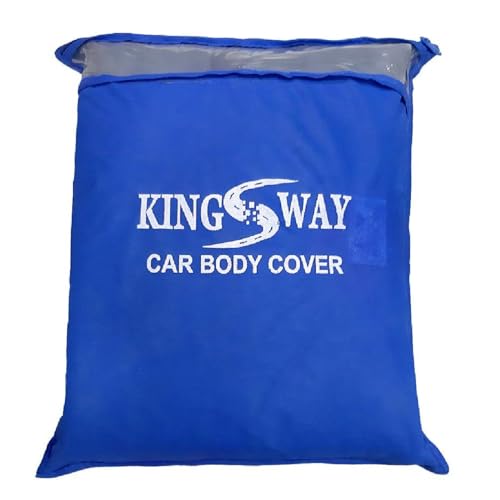 KINGSWAY® Alto Car Body Cover Dustproof for (Year 2000 to 2012) All Model, Compatible with Maruti Suzuki Alto Car Cover, Comes with Bird Droppings, Scratch, UV and Paint Protection, Grey Matty