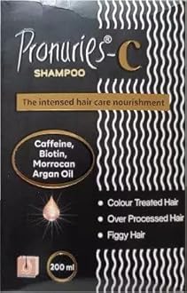 Pronuries-C Shampoo (200ml) and Conditioner (100ml) Combo, Intense Hair Care Nourishment