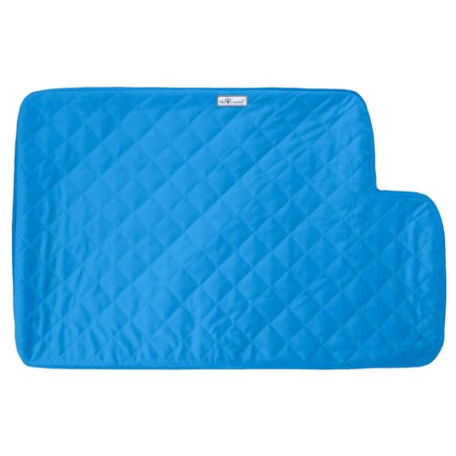 Paw Inspired Fitted Fleece Liner for Ferret Nation, Critter Nation Cage for Ferrets, Rats, Chinchillas, Hedgehogs & Other Small Animals (Blue, Top Pan Liner)