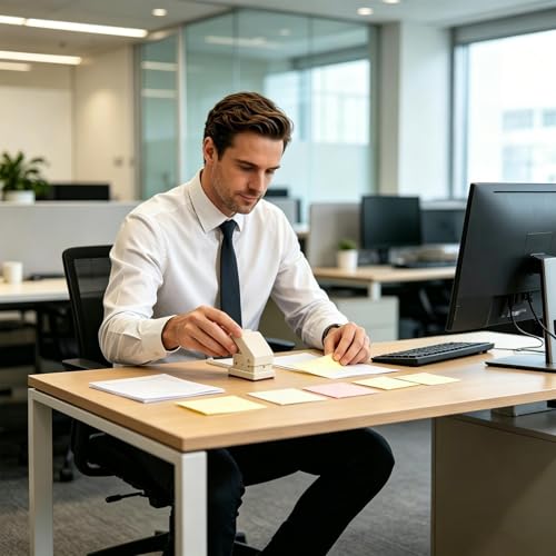 Perforatrice portable et légère multifonctionnelle pour papier - 2