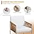 Shintenchi 3 Pieces Patio Furniture Set,Outdoor Patio Furniture Wicker Rattan Conversation Set,Including 2 Single Chairs with Cushion and Glass Coffee Table for Backyard,Balcony,Poolside(Beige)