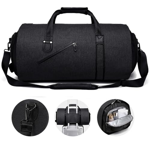 Travel Duffle Bag for Women - Ideal for Hiking and Camping Black3