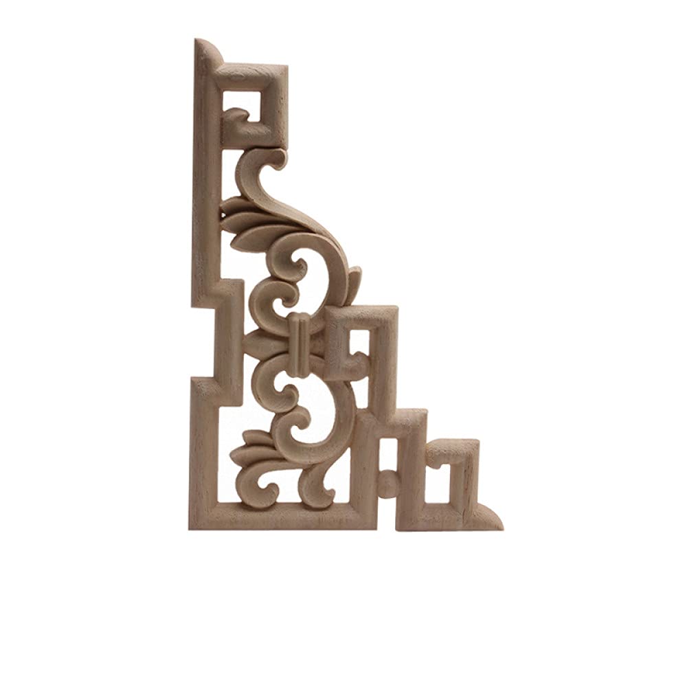 Décalque bois floral 30x20cm pour relooker une armoire ancienne